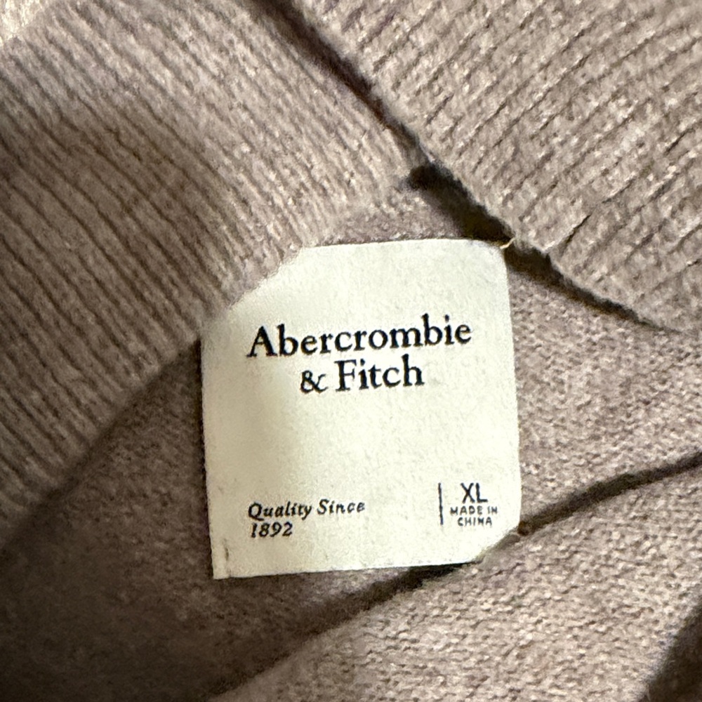 Abercrombie & Fitch Women's Turtleneck Sweater Pair - Black & Taupe - Picture 3 of 4